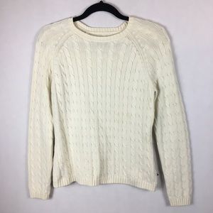 Tommy Hilfiger Straw Rope Knit Pullover Sweater